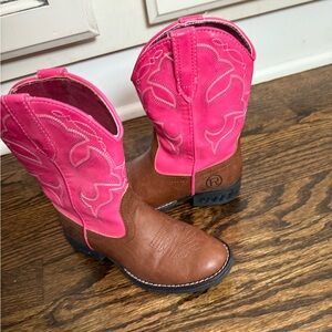 Girls Roper cowboy boots, size 10.